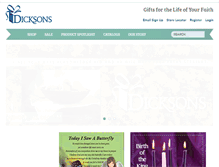 Tablet Screenshot of dicksonsgifts.com